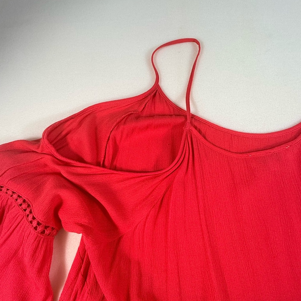 Umgee Coral Cold-Shoulder Tunic Dress Womens XL - Picture 11 of 11